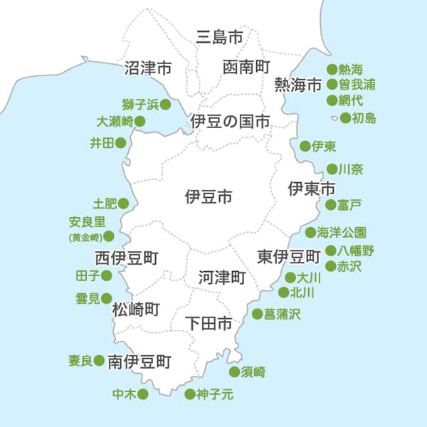 伊豆半島地図